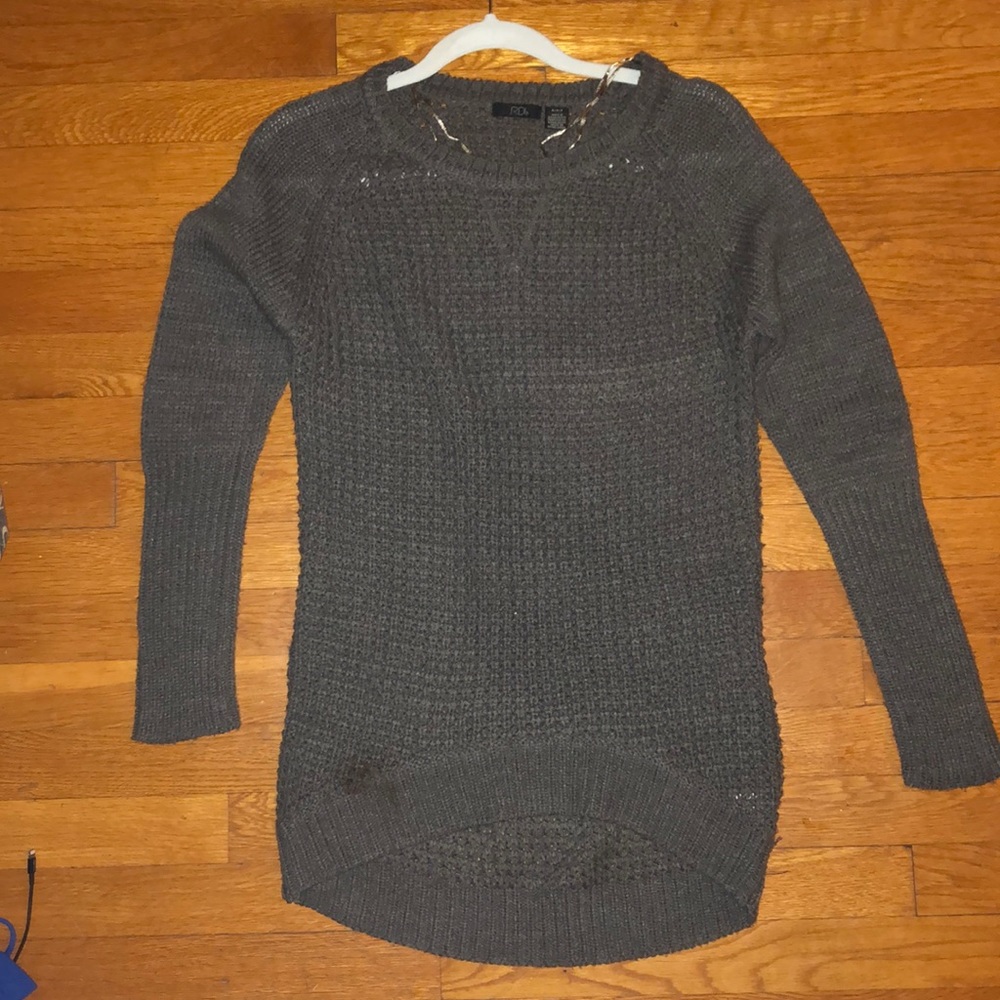 Grey Knit Sweater